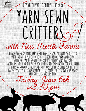 Yarn Sewn Critters w